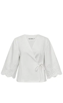 Global Funk Bluse - Sunany-G - White