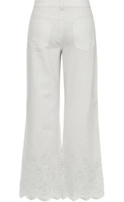 Global Funk Bukser - Amarillo Scallop-G - White