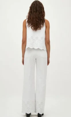 Global Funk Bukser - Amarillo Scallop-G - White