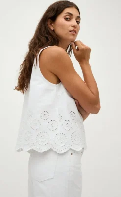 Global Funk Bukser - Amarillo Scallop-G - White