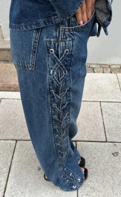 Global Funk Bukser - Carlea - Mud Stone Wash