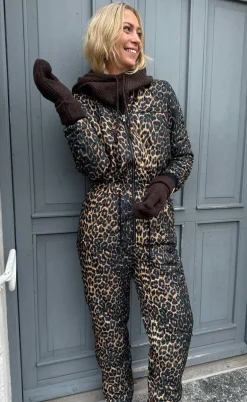 Global Funk Flyverdragt / Termodragt - Isolde-G - Leopard Mist