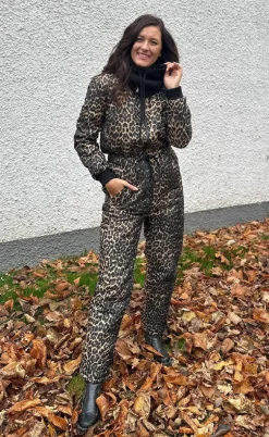 Global Funk Flyverdragt / Termodragt - Isolde-G - Leopard Mist