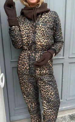 Global Funk Flyverdragt / Termodragt - Isolde-G - Leopard Mist