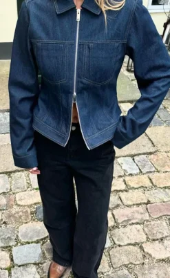 Global Funk Jakke - Delua-G - Dark Unwashed Denim