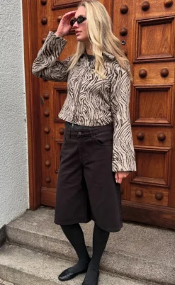 Global Funk Jakke - Deluanne-G - Brown Zebra