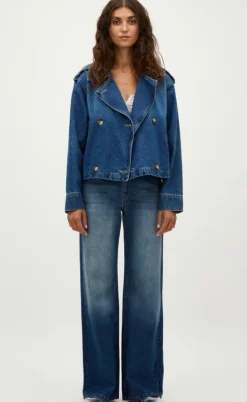 Global Funk Jakke - Steffia-G - Mid Vintage Blue