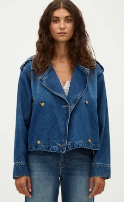 Global Funk Jakke - Steffia-G - Mid Vintage Blue