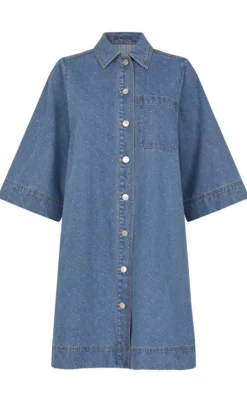 Global Funk Kjole - Mera-G - Midt Blue Dot