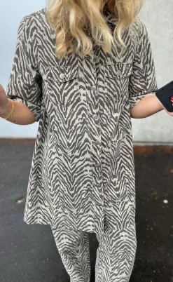 Global Funk Kjole - Mira-G - Zebra mist