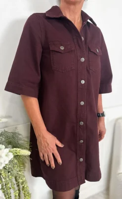 Global Funk Kjole - Mira-G - Dark Burgendy