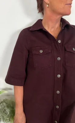 Global Funk Kjole - Mira-G - Dark Burgendy