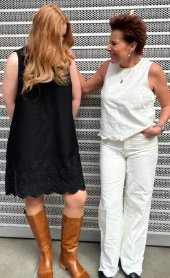 Global Funk Kjole - Rhiann Scallop-G - Black