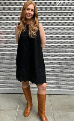 Global Funk Kjole - Rhiann Scallop-G - Black