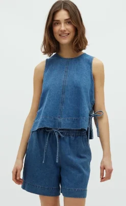 Global Funk Shorts - Meneto - Mid Vintage Blue