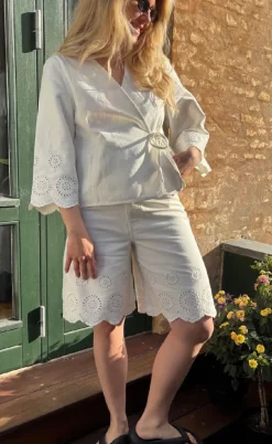 Global Funk Shorts - Talina - White