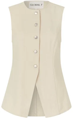 Global Funk Vest - Gibella - Ecru