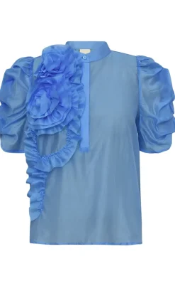 Gossia Bluse - Annsofi - Blue Sea