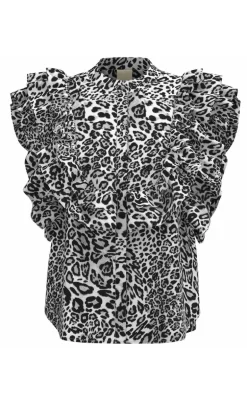 Gossia Bluse - Musette Kai - Grey Leopard