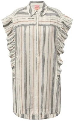 Gossia Kjole - Leonore - White/Sand/Black