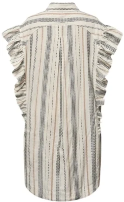 Gossia Kjole - Leonore - White/Sand/Black