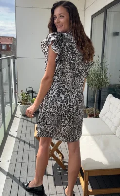 Gossia Kjole - Musse - Grey Leopard