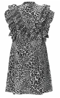 Gossia Kjole - Musse - Grey Leopard
