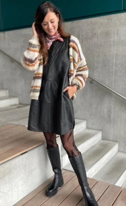 Gossia Kjole - Tea - Black