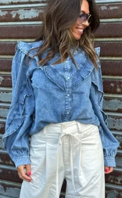 Gossia Skjorte - Cira - Blue Denim