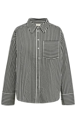 Gossia Skjorte - Sophia - Black/Creme