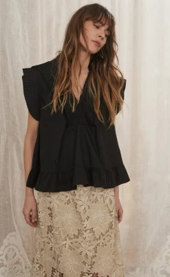 Gossia Top - Ann - Black