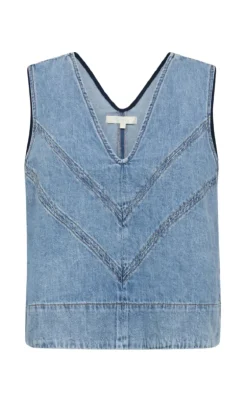Gossia Top - Chalina - Denim Blue