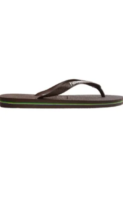 Havaianas Klipklappere - Brasil Logo - Brown/White