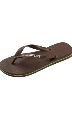 Havaianas Klipklappere - Brasil Logo - Brown/White