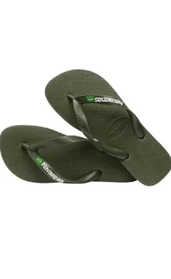 Havaianas Klipklappere - Brasil Logo - Green