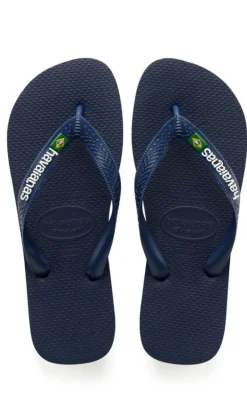 Havaianas Klipklappere - Brasil Logo - Navy Blue