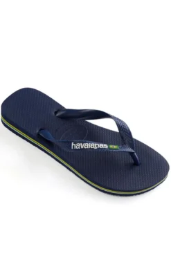 Havaianas Klipklappere - Brasil Logo - Navy Blue