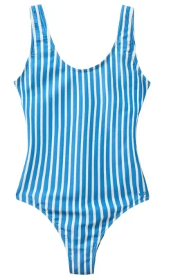 H2O Badedragt - Stripe Swim - King Blue