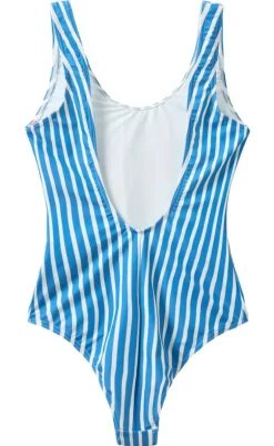 H2O Badedragt - Stripe Swim - King Blue