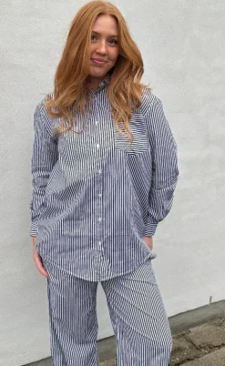 H2O Bukser - Rønne Essential - Black/White Stripe