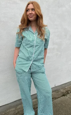 H2O Bukser - Rønne Essential - Green/White