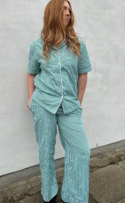 H2O Bukser - Rønne Essential - Green/White