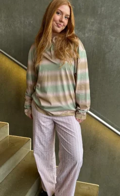 H2O Fagerholt Bukser - Holiday - Dusty Rose Stripe