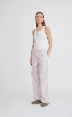 H2O Fagerholt Bukser - Holiday - Dusty Rose Stripe