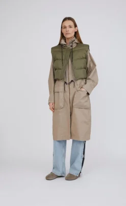 H2O Fagerholt Jakke - Sherlock - Sand/Dark Green Moss