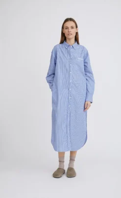 H2O Fagerholt Kjole - Sunday Shirt - Blue Stripe