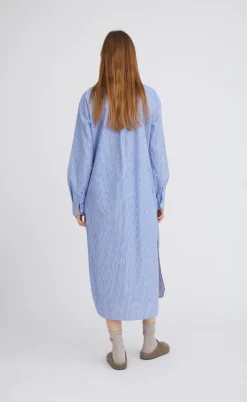 H2O Fagerholt Kjole - Sunday Shirt - Blue Stripe