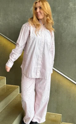 H2O Fagerholt Skjorte - Holiday - Dusty Rose Stripe