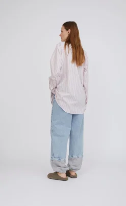 H2O Fagerholt Skjorte - Holiday - Dusty Rose Stripe