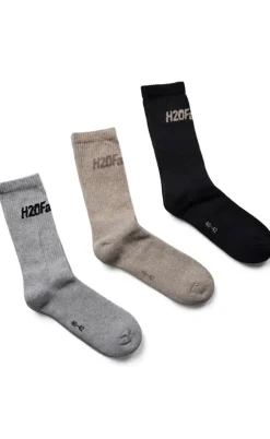 H2O Fagerholt Strømper - Suck Socks - Black/Beige/Grey